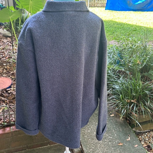 Eddie Bauer Women's Charcoal Teddy Jacket - Picture 2 of 3